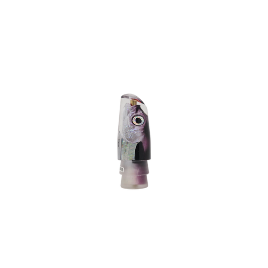 KAHEA REVERSE SCOOP LURE HEAD - PURPLE BACK BAR