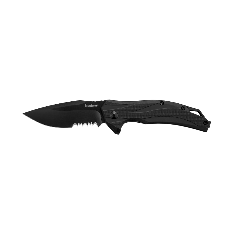 KERSHAW LATERAL BLACK SERRATED KNIFE