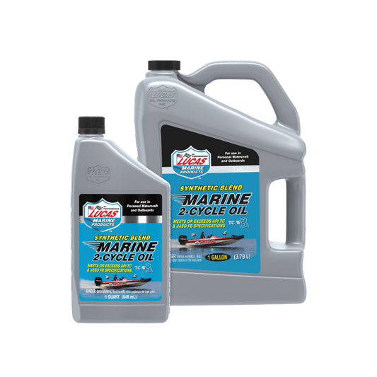 LUCAS OIL SYNTHETIC BLEND 2-CYCLE MARINE OIL