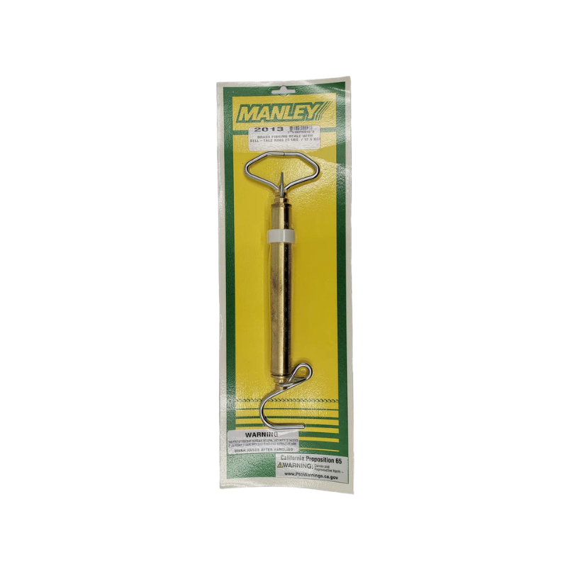 MANLEY INDUSTRIS BRASS SPRING DRAG SCALE – POP Fishing & Marine