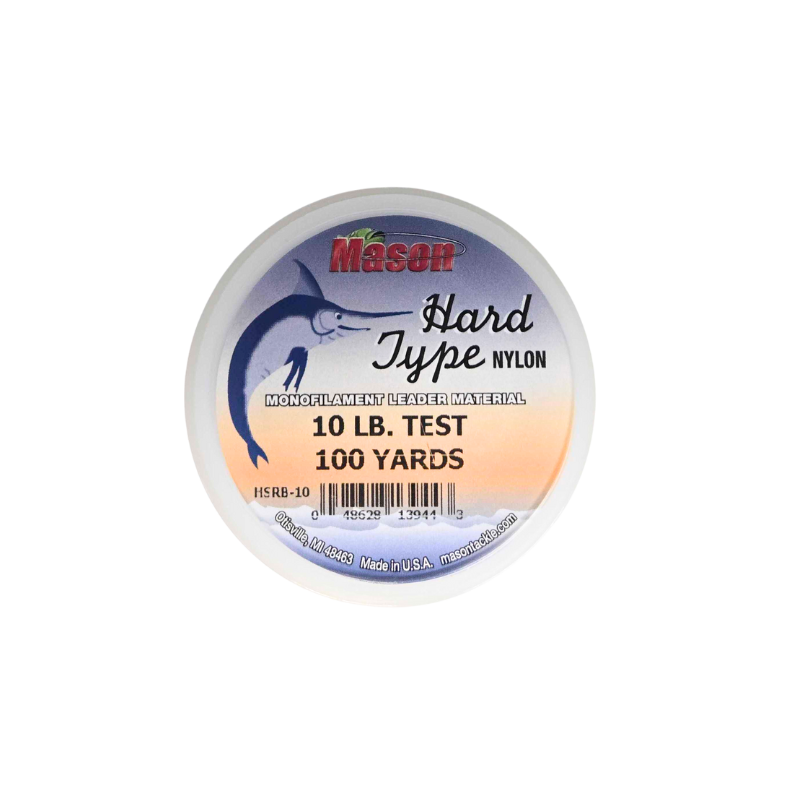 MASON HARD TYPE NYLON LEADER SPOOL/COIL