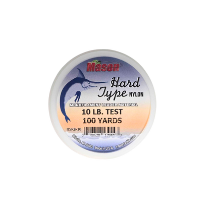 MASON HARD TYPE NYLON LEADER SPOOL/COIL