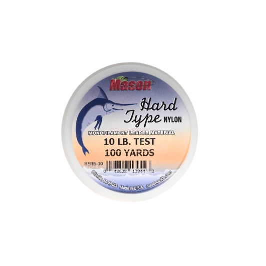 MASON HARD TYPE NYLON LEADER SPOOL/COIL