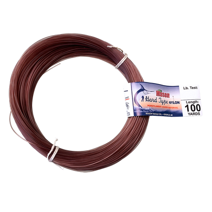 MASON HARD TYPE NYLON LEADER SPOOL/COIL