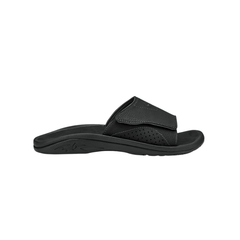 OLUKAI MEN'S NALU SLIDE SANDAL - BLACK