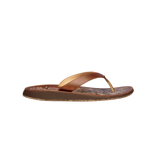 OLUKAI WOMEN'S PANIOLO SANDAL - NATURAL