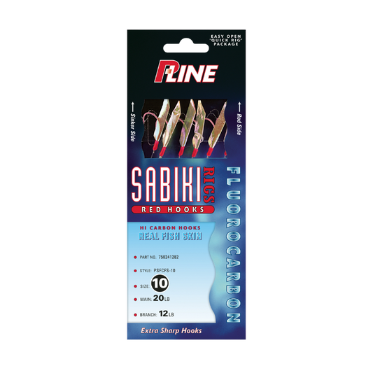 P-LINE FLUOROCARBON RED HOOK SABIKI