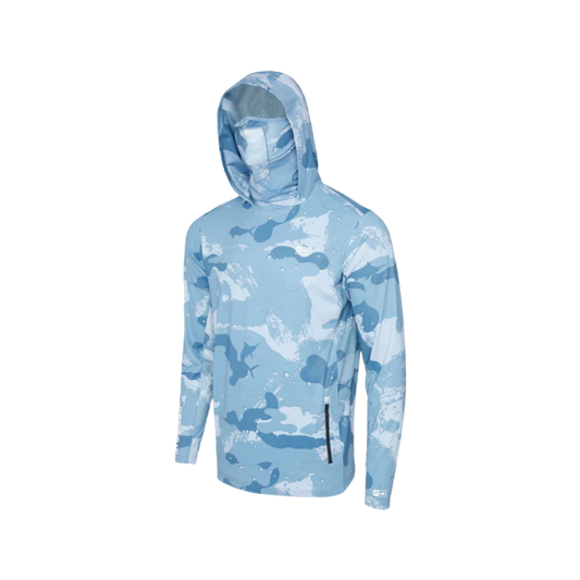 PELAGIC EXO-TECH HOODED SHIRT - SLATE