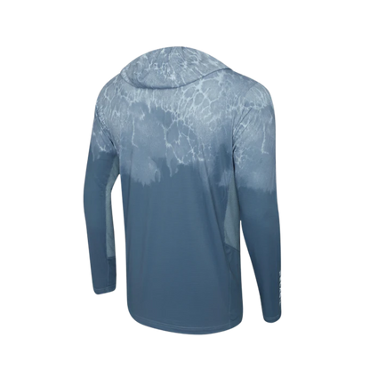 PELAGIC EXO-TECH HOODED SHIRT - PETROL