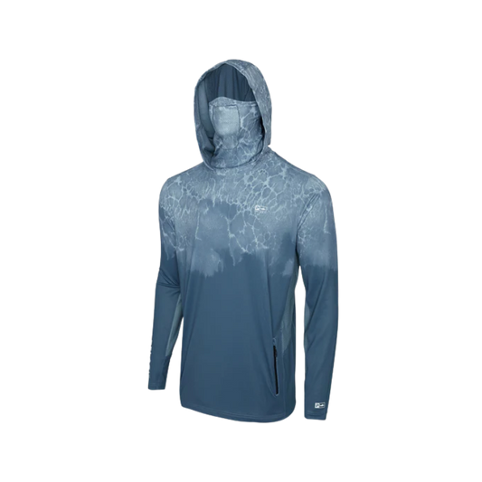 PELAGIC EXO-TECH HOODED SHIRT - PETROL