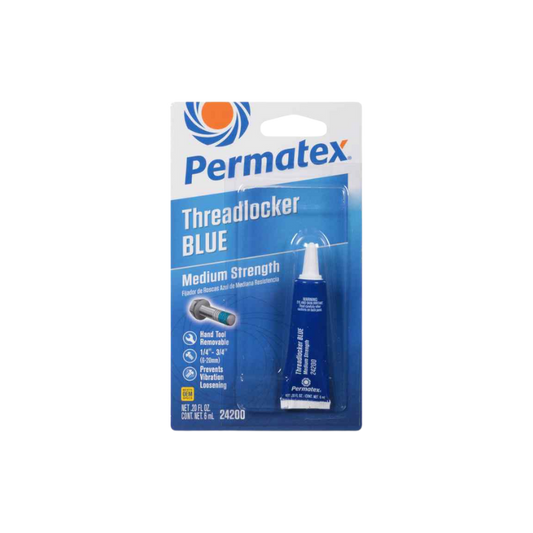 PERMATEX MEDIUM STRENGTH THREADLOCKER BLUE