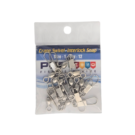POP CRANE SWIVEL W/ INTERLOCK SNAP