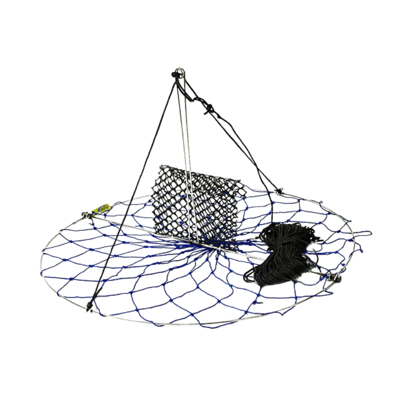 crab pot fishing pole Fishing Pole Crab Trap Handcrafted Castable Crab Trap