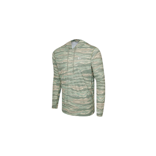 PELAGIC VAPORTEK HOODED FISHING SHIRT - MANGROVE