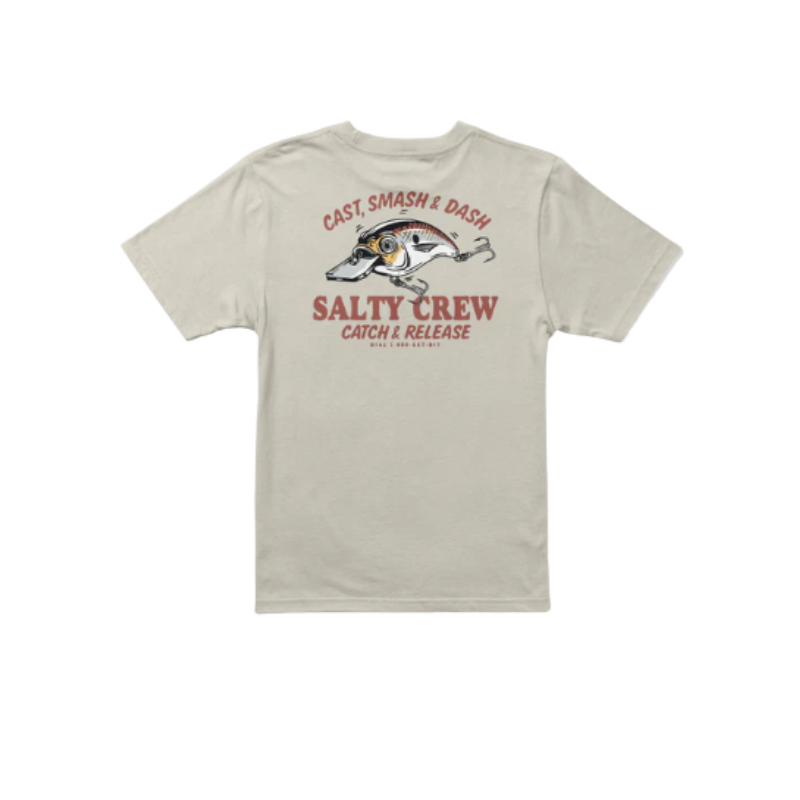 SALTY CREW CAST LIFE BOYS TEE - BONE
