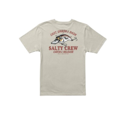 SALTY CREW CAST LIFE BOYS TEE - BONE
