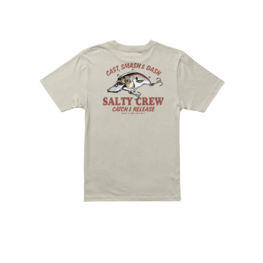 SALTY CREW CAST LIFE BOYS TEE - BONE