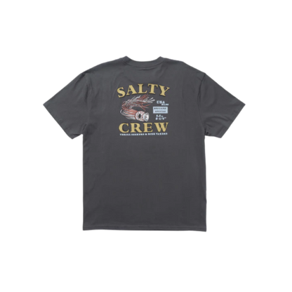 SALTY CREW LURED CLASSIC TEE - CHARCOAL