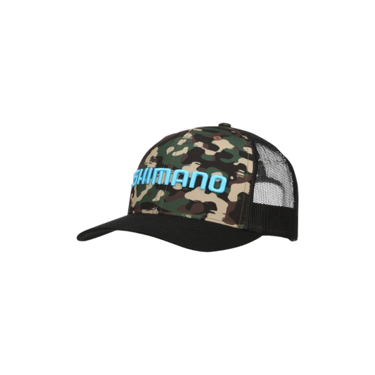SHIMANO PRINTED TRUCKER CAP - CAMO