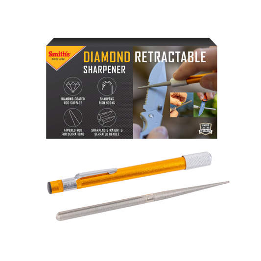 SMITH'S DIAMOND RETRACTABLE SHARPENER