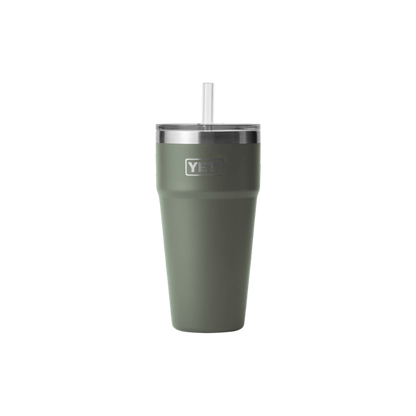 YETI RAMBLER CUP W/STRAW LID